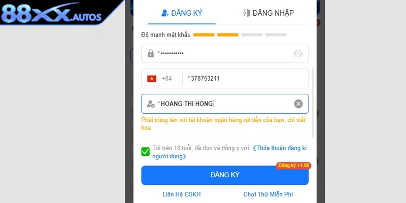 Đăng ký 88xx hưởng dịch vụ đẳng cấp, chất lượng cho game thủ